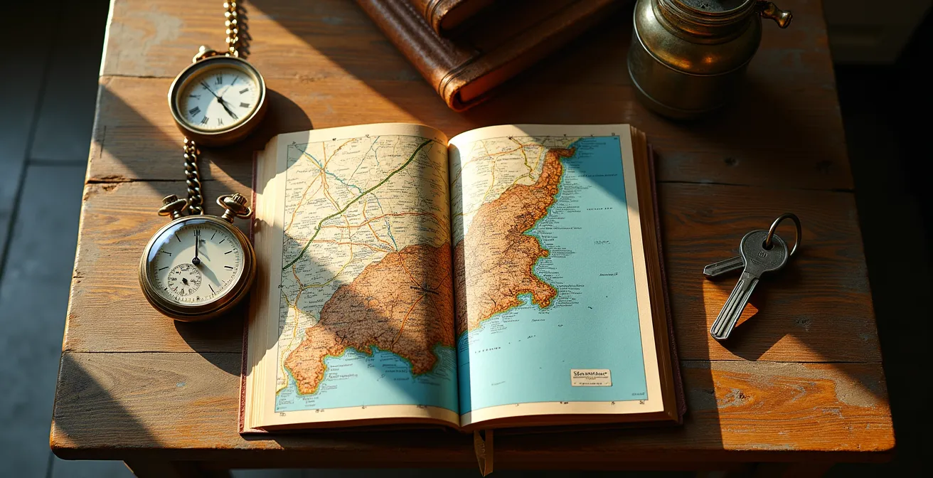 Carte illustrant les temps de trajet variables entre l'arrière-pays varois et les plages selon les heures